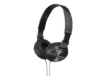 Sony   ZX series   MDR-ZX310AP   Wired   On-Ear   Microphone   Black