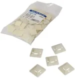 Cable Tie Mounts 20×20 mm   KAB0042   Self-adhesive, for cable ties