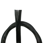 Cable Flex Wrap   KAB0006   Flexible and soft cable conduit. Bundles and protects cables reliably. Cut to the required length. Velcro fastener. With flame-retardant feature. Bundle Diameter 32 mm.   Black   1.8 m