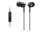 Sony In-ear Headphones EX series, Black   Sony   MDR-EX110AP   In-ear   Black