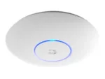 Ubiquiti UAP-AC-PRO prieigos taškas, šoninis vaizdas su Ethernet prievadais