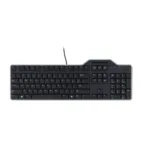 Klaviatūra Dell KB813, viršutinio kampo vaizdas, USB jungtis