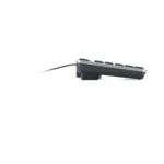 Klaviatūra Dell KB813, šoninis vaizdas su USB jungtimi