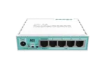 Mikrotik Wired Ethernet Router (No Wifi) RB750Gr3, hEX, Dual Core 880MHz CPU, 256MB RAM, 16 MB (MicroSD), 5xGigabit LAN, USB, PCB and Voltage temperature monitor, Beeper, IP20, Plastic Case, RouterOS L4   Ethernet Router hEX   RB750Gr3   No Wi-Fi   Ethernet LAN (RJ-45) ports 5   Mesh Support No   MU-MiMO No   No mobile broadband   1   12 month(s)