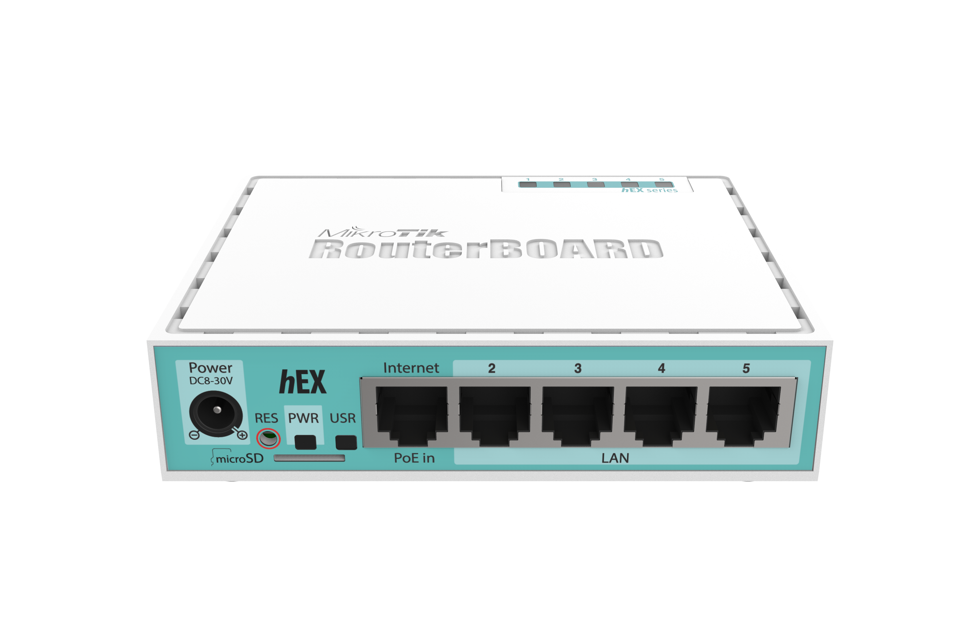 192999-rb750gr3-4752224002761-0.webp Mikrotik Wired Ethernet Router (No Wifi) RB750Gr3, hEX, Dual Core 880MHz CPU, 256MB RAM, 16 MB (MicroSD), 5xGigabit LAN, USB, PCB and Voltage temperature monitor, Beeper, IP20, Plastic Case, RouterOS L4 Ethernet Router hEX RB750Gr3 No Wi-Fi Ethernet LAN (RJ-45) ports 5 Mesh Support No MU-MiMO No No mobile broadband 1 12 month(s)