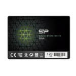 Silicon Power   S56   120 GB   SSD form factor 2.5″   Solid-state drive interface SATA   Read speed 460 MB/s   Write speed 360 MB/s