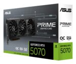 Graphics Card ASUS NVIDIA GeForce RTX 5070 12 GB GDDR7 192 bit PCIE 5.0 16x Triple slot Fansink 1xHDMI 3xDisplayPort PRIME-RTX5070-O12G