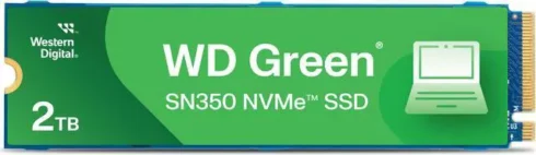 WD Green SN350 2TB M.2 2280 NVMe PCIe Gen3 SSD