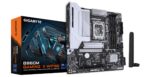 GIGABYTE B860M GAMING X WIFI6E su DDR5 atmintimi ir 4 atminties lizdais