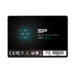 Silicon Power   A55   256 GB   SSD form factor 2.5″   Solid-state drive interface SATA   Read speed 550 MB/s   Write speed 450 MB/s
