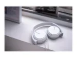 Sony   MDR-ZX110APW.CE7   Wired   On-Ear   Microphone   White