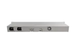 Mikrotik Wired Ethernet Router RB1100x4, 1U Rackmount, Quad core 1.4GHz CPU, 1 GB RAM, 128 MB, 13xGigabit LAN, 1xSerial console port RS232, PCB Temperature and Voltage Monitor, IP20, RouterOS L6   Wired Ethernet Router   RB1100AHx4   No Wi-Fi   10/100/1000 Mbit/s   Ethernet LAN (RJ-45) ports 13   Mesh Support No   MU-MiMO No   No mobile broadband   12 month(s)