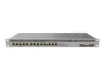 Mikrotik Wired Ethernet Router RB1100x4, 1U Rackmount, Quad core 1.4GHz CPU, 1 GB RAM, 128 MB, 13xGigabit LAN, 1xSerial console port RS232, PCB Temperature and Voltage Monitor, IP20, RouterOS L6   Wired Ethernet Router   RB1100AHx4   No Wi-Fi   10/100/1000 Mbit/s   Ethernet LAN (RJ-45) ports 13   Mesh Support No   MU-MiMO No   No mobile broadband   12 month(s)