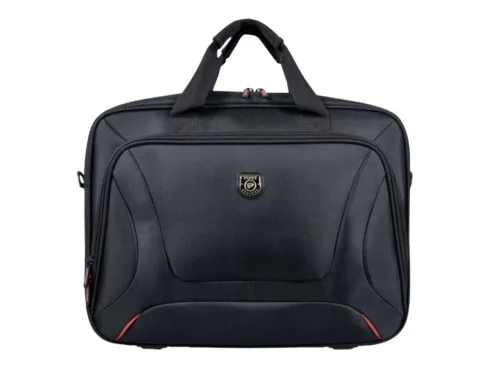 PORT DESIGNS   Courchevel   Fits up to size 15.6 ”   Messenger – Briefcase   Black   Shoulder strap