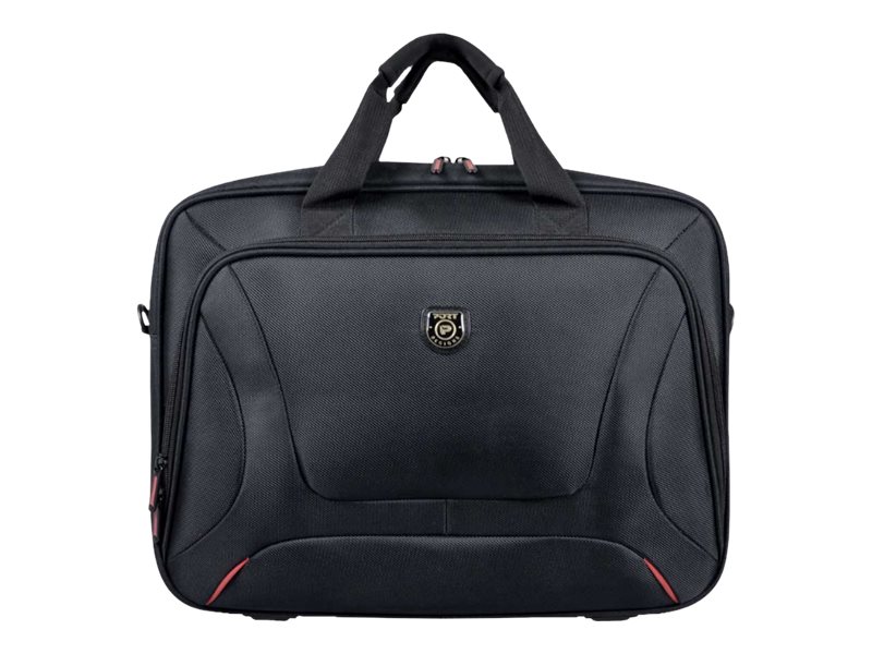 219529-160514-3567041605146-0.webp PORT DESIGNS Courchevel Fits up to size 15.6 ” Messenger – Briefcase Black Shoulder strap