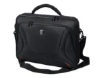PORT DESIGNS   Courchevel   Fits up to size 17.3 ”   Messenger – Briefcase   Black   Shoulder strap