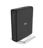 Access Point hAP AC2, vaizdas iš šono su matomais Ethernet prievadais