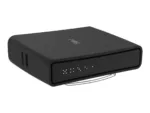 Access Point hAP AC2, vaizdas iš šono su matomais Ethernet prievadais