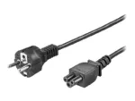 Goobay   Power supply cord (safety plug)   93586   Black Safety plug (type F, CEE 7/7)   Device socket C5