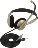 Koss   Headphones   CS100   Wired   On-Ear   Microphone   Black/Gold
