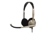 Koss   Headphones   CS100   Wired   On-Ear   Microphone   Black/Gold
