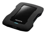 Išorinis HDD ADATA HD330, 2.5 col., USB 3.1, juodas, šoninis vaizdas