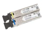MikroTik Pair of SFP modules S-3553LC20D (S-35LC20D 1.25G SM 20km T1310nm/R1550nm + S-53LC20D 1.25G SM 20km T1550nm/R1310nm)   MikroTik   Maximum transfer distance 20000 m