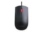 Lenovo Essential USB Wired Mouse, 1600 DPI, 1.8 m, 3 Buttons, Black   Lenovo   Essential USB Mouse   wired   Optical sensor   Black