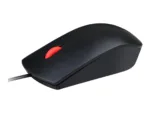 Lenovo Essential USB Wired Mouse, 1600 DPI, 1.8 m, 3 Buttons, Black   Lenovo   Essential USB Mouse   wired   Optical sensor   Black