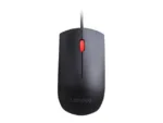 Lenovo Essential USB Wired Mouse, 1600 DPI, 1.8 m, 3 Buttons, Black   Lenovo   Essential USB Mouse   wired   Optical sensor   Black
