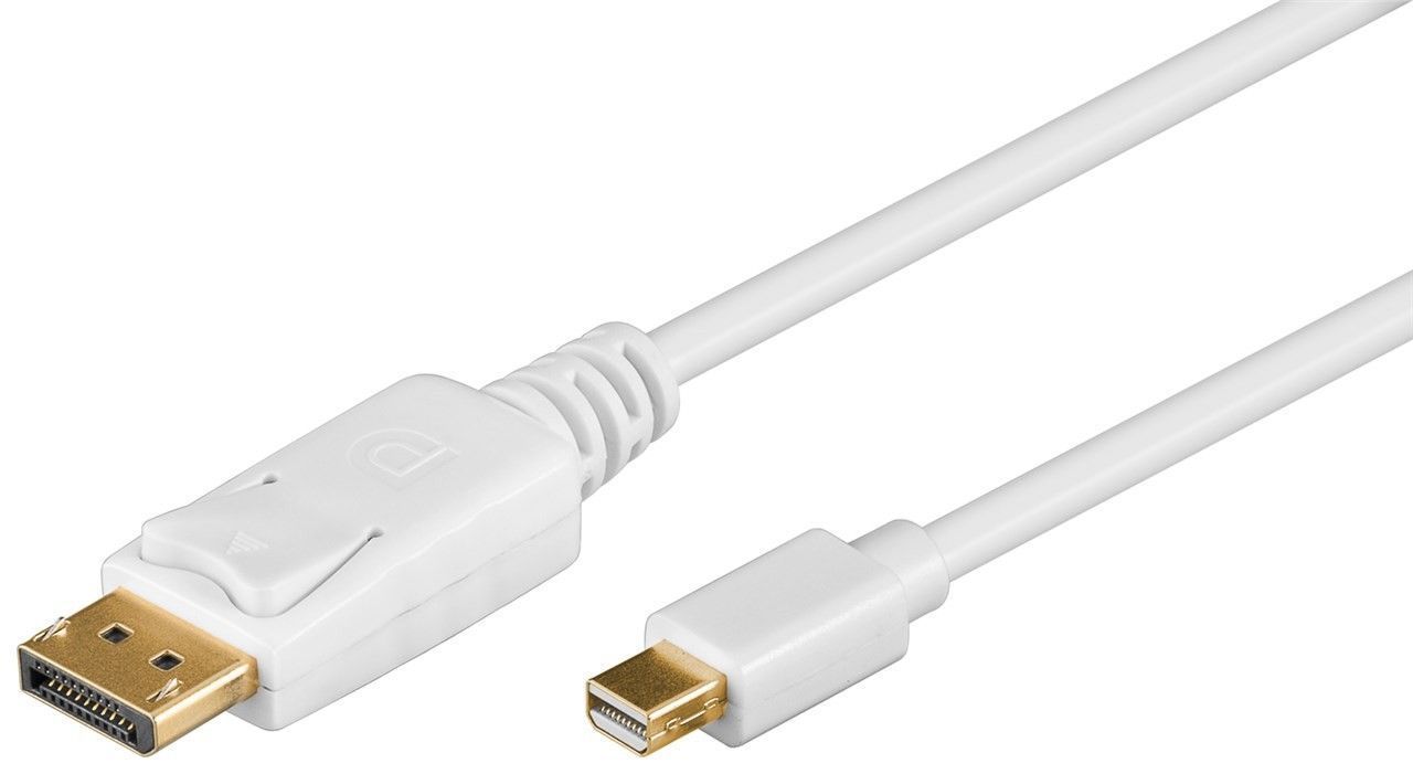 228443-52859-4040849528590-0.webp Goobay 52859 Mini DisplayPort adapter cable 1.2, gold-plated, 2m Goobay DP to mini-DP