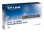 TP-LINK   Switch   TL-SF1024D   Unmanaged   Desktop/Rackmountable   10/100 Mbps (RJ-45) ports quantity 24   Power supply type External