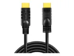 Logilink CHA0015 15m Active HDMI cable type A male – HDMI type A male, black   Logilink   HDMI to HDMI