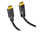 Logilink, CHA0020, 20m, Active, HDMI cable, type A male, – HDMI type A male, black.   Logilink   HDMI to HDMI   20 m