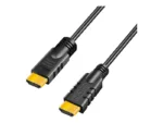 Logilink, CHA0020, 20m, Active, HDMI cable, type A male, – HDMI type A male, black.   Logilink   HDMI to HDMI   20 m