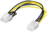 Goobay   Power cable/adapter for PC graphics card; PCI-E/PCI Express; 6-pin to 8-pin