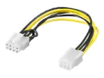Goobay   Power cable/adapter for PC graphics card; PCI-E/PCI Express; 6-pin to 8-pin