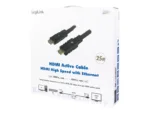 Logilink CHA0025 HDMI Cable, Active, M/M, 25m, black   Logilink   CHA0025 HDMI Cable, Active, M/M   HDMI to HDMI   25 m