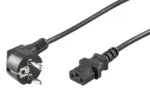 Goobay   Cold-device connection cord, angled   Black