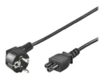 Goobay   Power supply cord (CEE/7/7 to mickey), angled   68004   Black