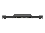 Mikrotik Wired Ethernet Router RB4011iGS+RM, Quad-core 1.4Ghz CPU, 1GB RAM, 512 MB, 1xSFP+, 1xSerial console port, PCB Temperature and Voltage Monitor, IP20, Cage and Desktop Case with Rack Ears, RouterOS L5   Enthernet Router   RB4011iGS+RM   No Wi-Fi   10/100/1000 Mbit/s   Ethernet LAN (RJ-45) ports 10   Mesh Support No   MU-MiMO No   No mobile broadband   Antenna type No antenna   12 month(s)