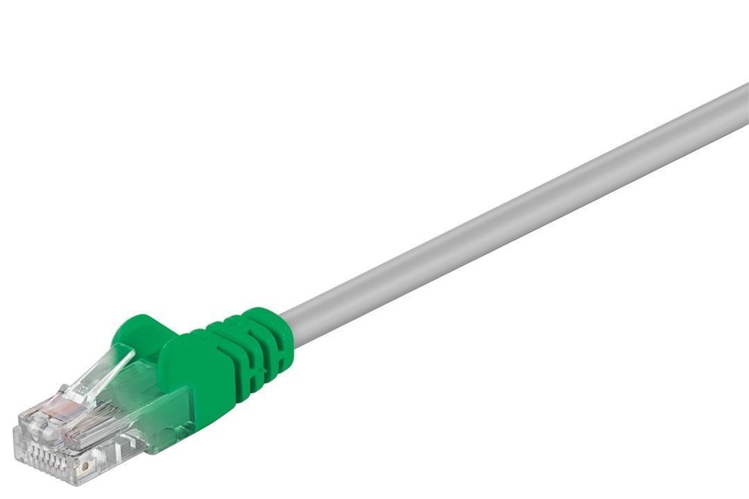 238830-68868-4040849688683-0.webp Goobay CAT 5e Crossover-patch cable, U/UTP 68864 Grey, green RJ45 male (8P8C) RJ45 male (8P8C)
