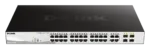 D-Link   Switch   DGS-1210-28MP   Web Management   Rack mountable   Gigabit Ethernet (copper) ports quantity 24   SFP ports quantity 4   PoE/Poe+ ports quantity 24   Power supply type External   Lifetime month(s)
