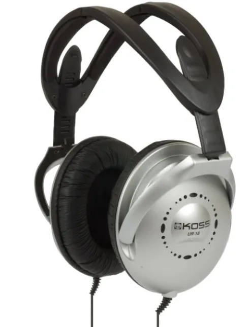 Koss   Headphones   UR18   Wired   On-Ear   Silver   Noise canceling