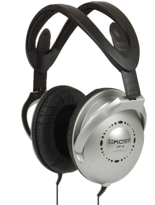239092-195281-021299147900-0.webp Koss Headphones UR18 Wired On-Ear Silver Noise canceling
