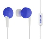 Koss   Headphones   KEB6iB   Wired   In-ear   Microphone   Blue
