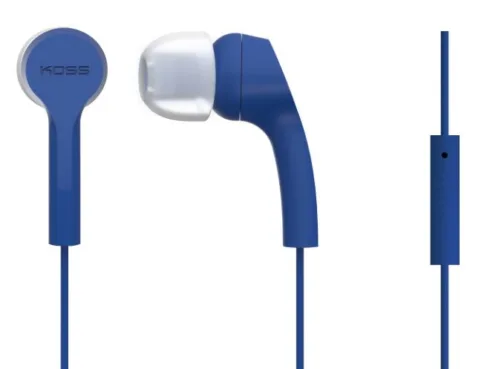 Koss   Headphones   KEB9iB   Wired   In-ear   Microphone   Blue