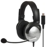 Koss   Gaming headphones   SB45 USB   Wired   On-Ear   Microphone   Silver/Black   Noise canceling
