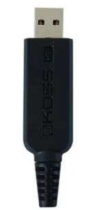Koss   Headphones   CS95 USB   Wired   On-Ear   Microphone   Black/Gold