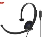 Koss   Headphones   CS195 USB   Wired   On-Ear   Microphone   Black